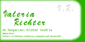 valeria richter business card